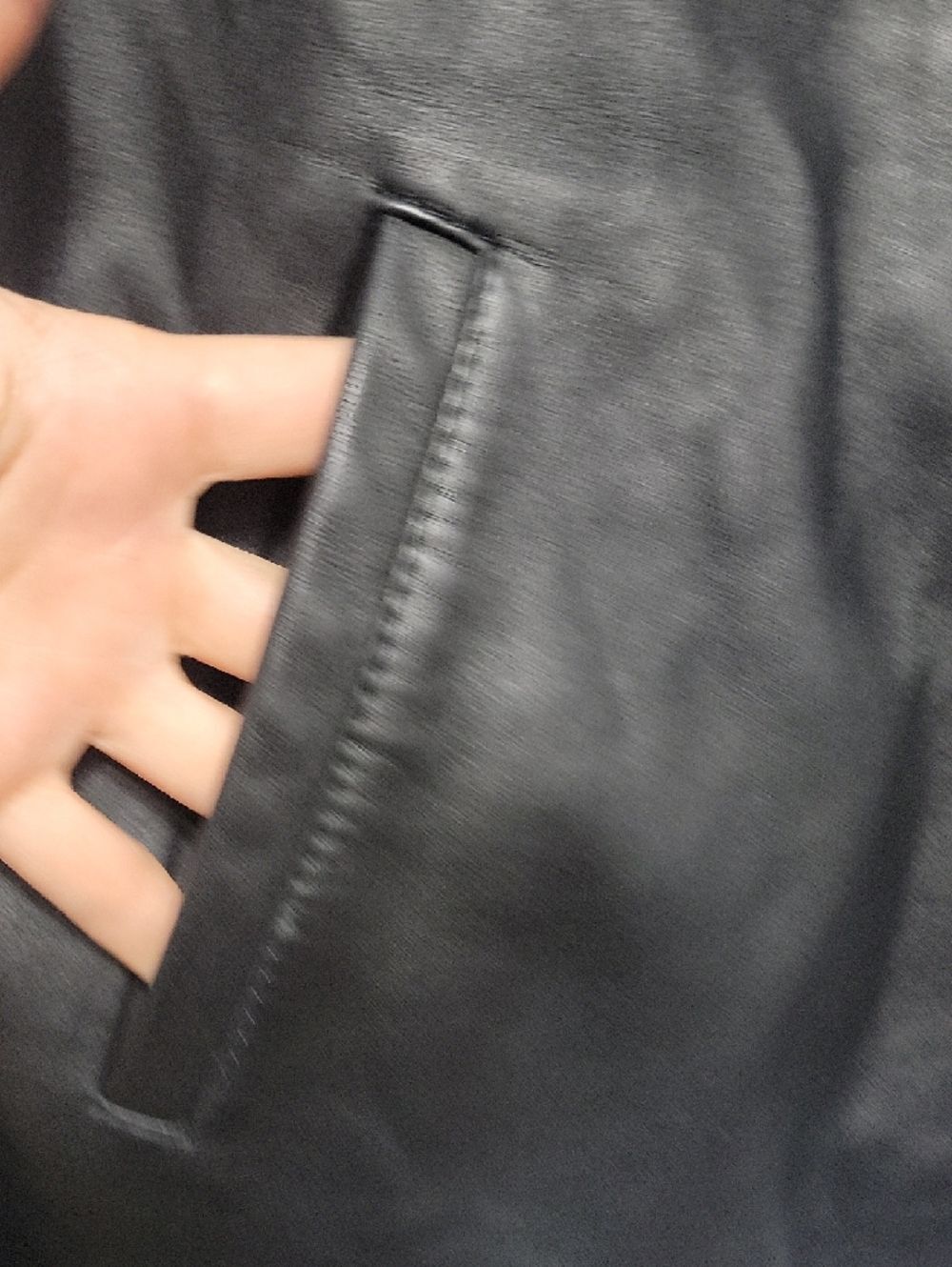 Everlane Leather Jacket Black Size XL Quiet Luxury - Picture 6 of 13